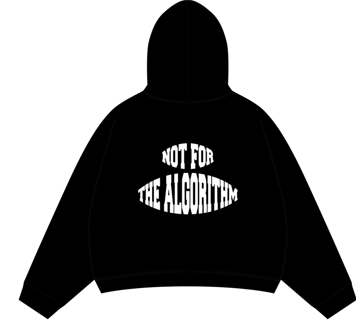 Caught Up In Social Media Cropped Zip up Hoodie