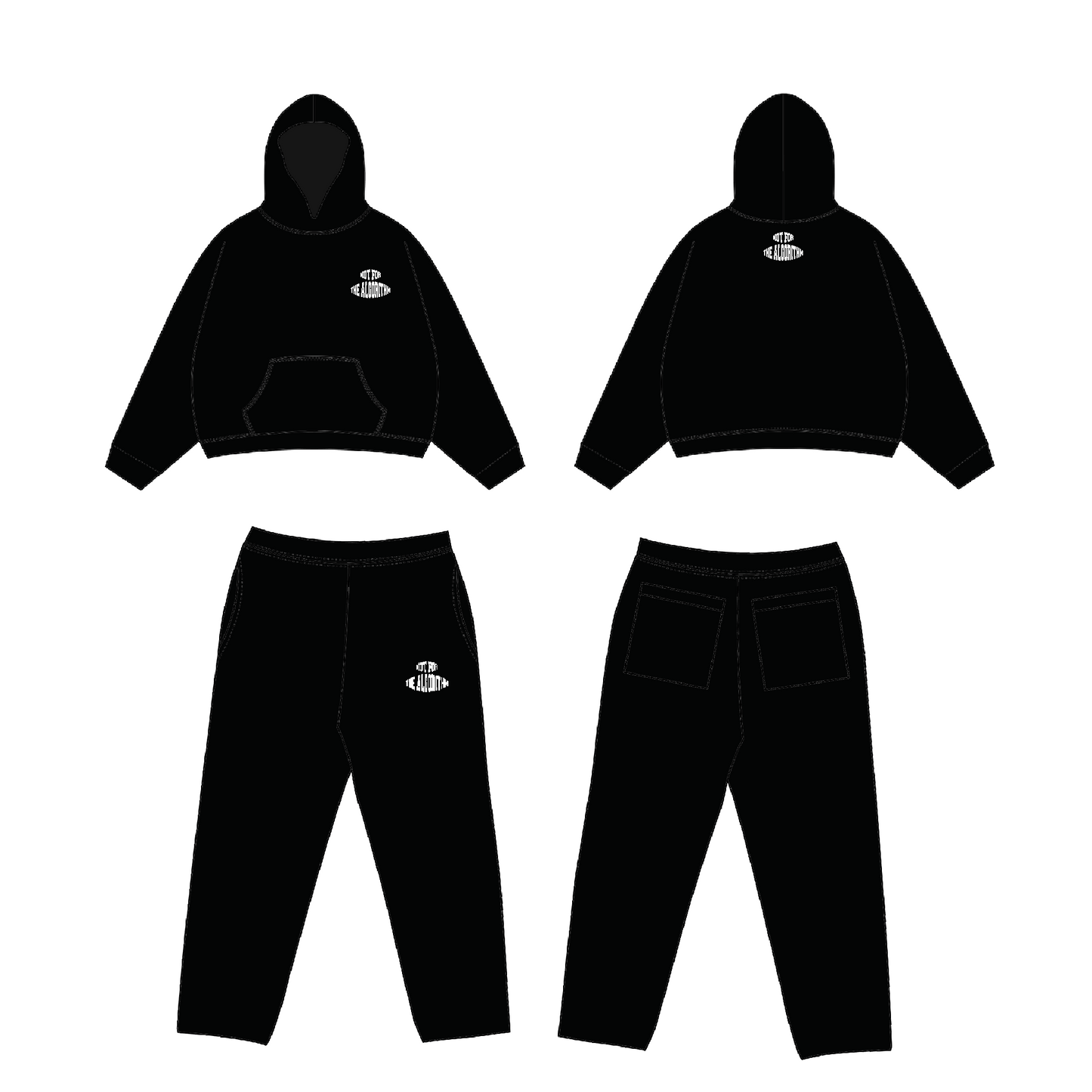 NFTA Black SweatSuit