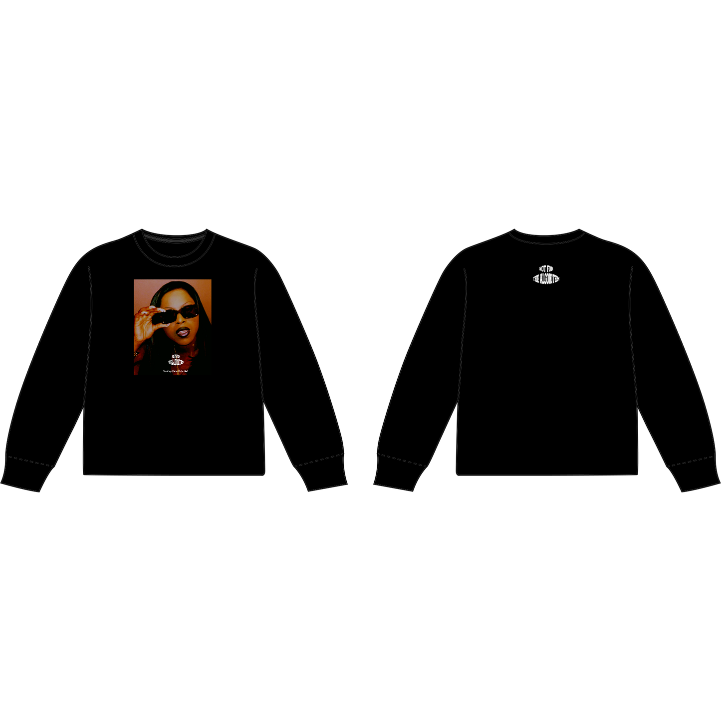 “Fox Boogie” Long Sleeve Black T-Shirt